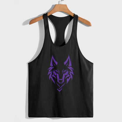 Savage Wolf Racerback Tank Top- AA05828