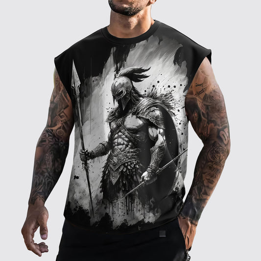 Warrior 3D Cut-Off Tank- AA05877