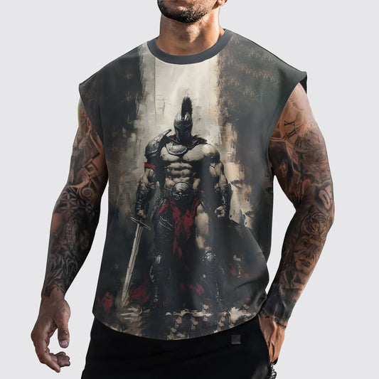 Warrior 3D Cut-Off Tank- AA05882