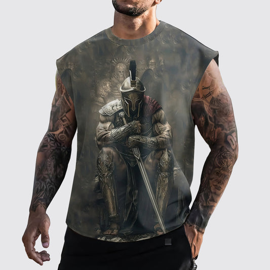 Warrior 3D Cut-Off Tank- AA05894