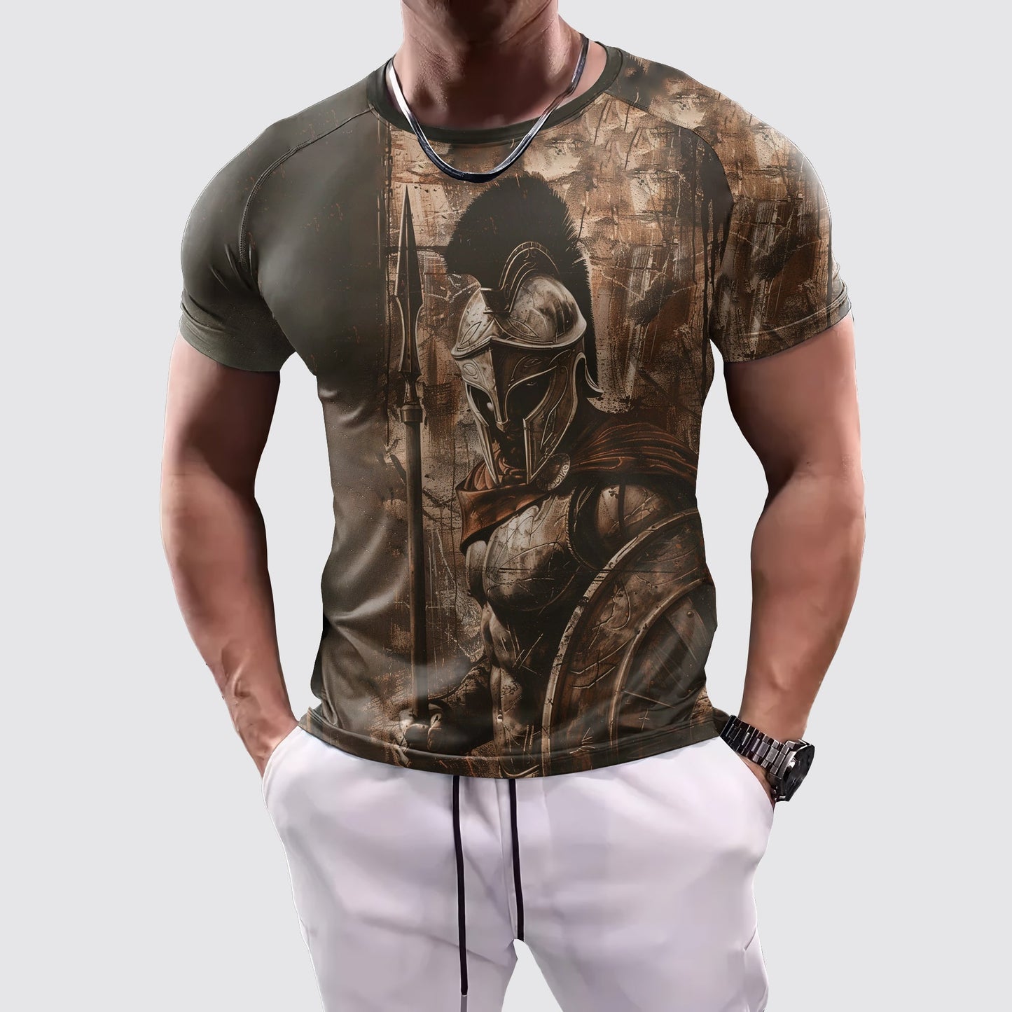 Warrior 3D Tight-Fitting Tee- AA05938