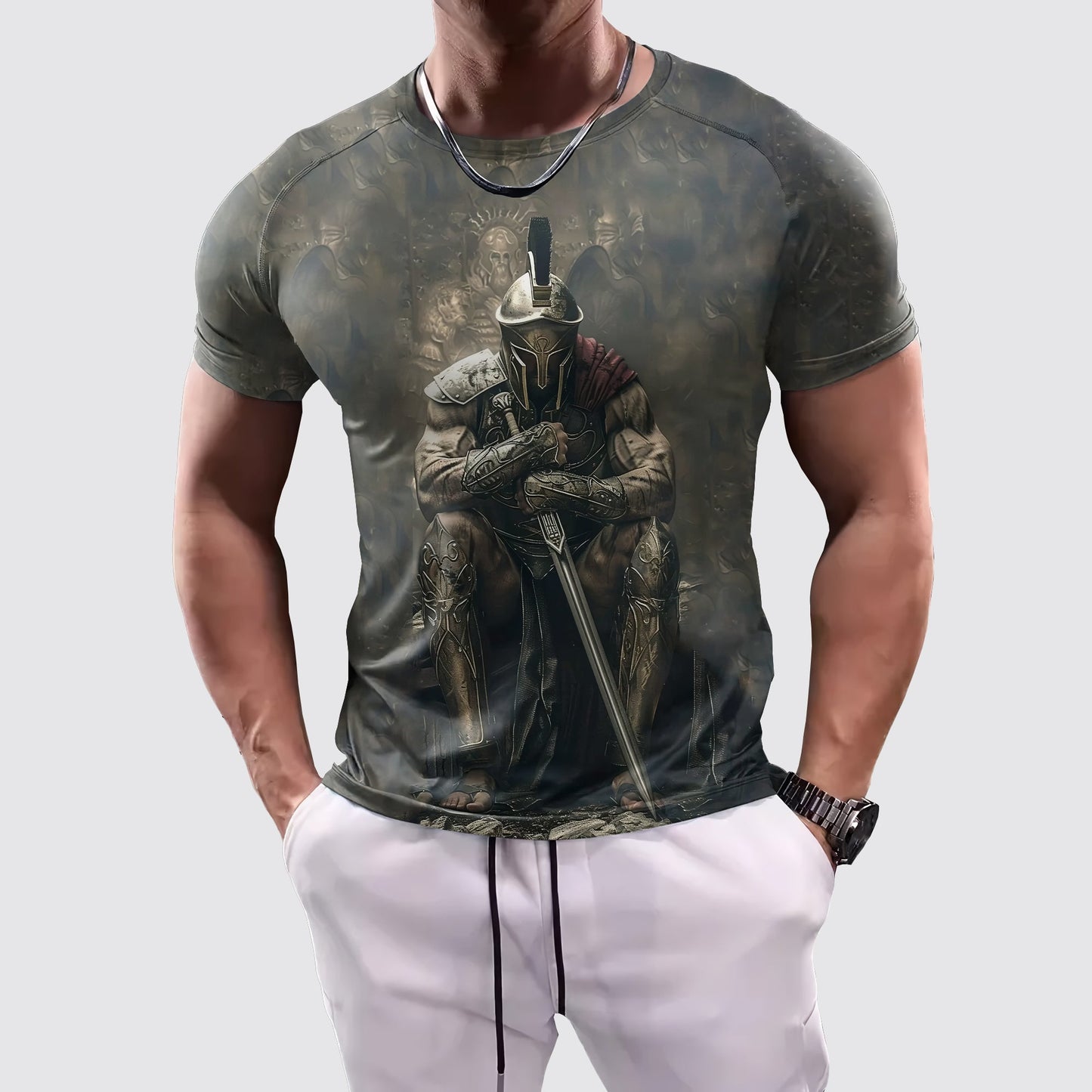 Warrior 3D Tight-Fitting Tee- AA05963