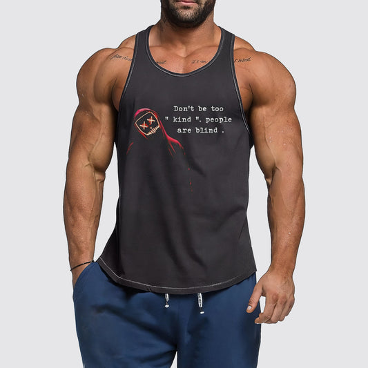 Ultimate Gym Tank Top for Men: Stay Cool and Comfy During Intense Workouts- AA06198
