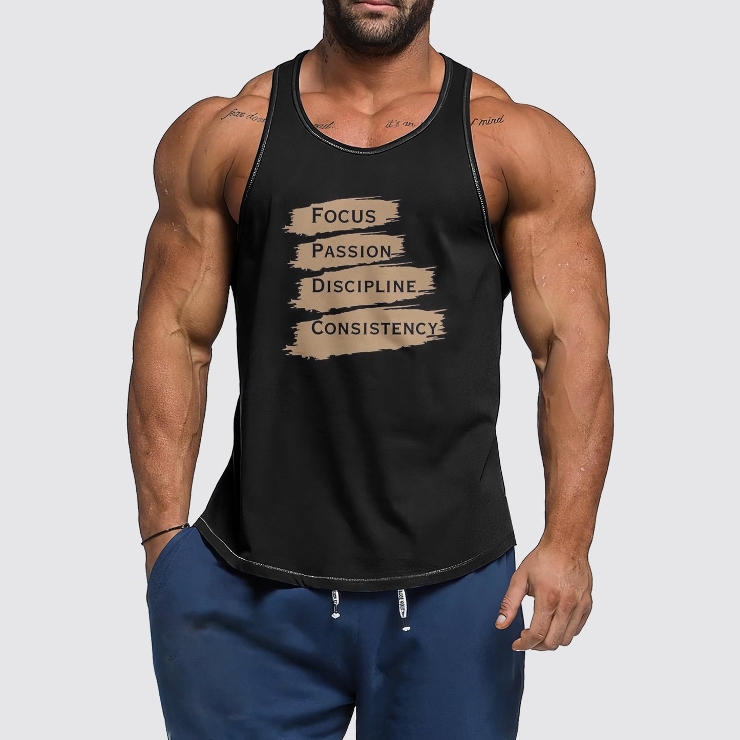 Ultimate Gym Tank Top for Men: Stay Cool and Comfy During Intense Workouts- AA06221