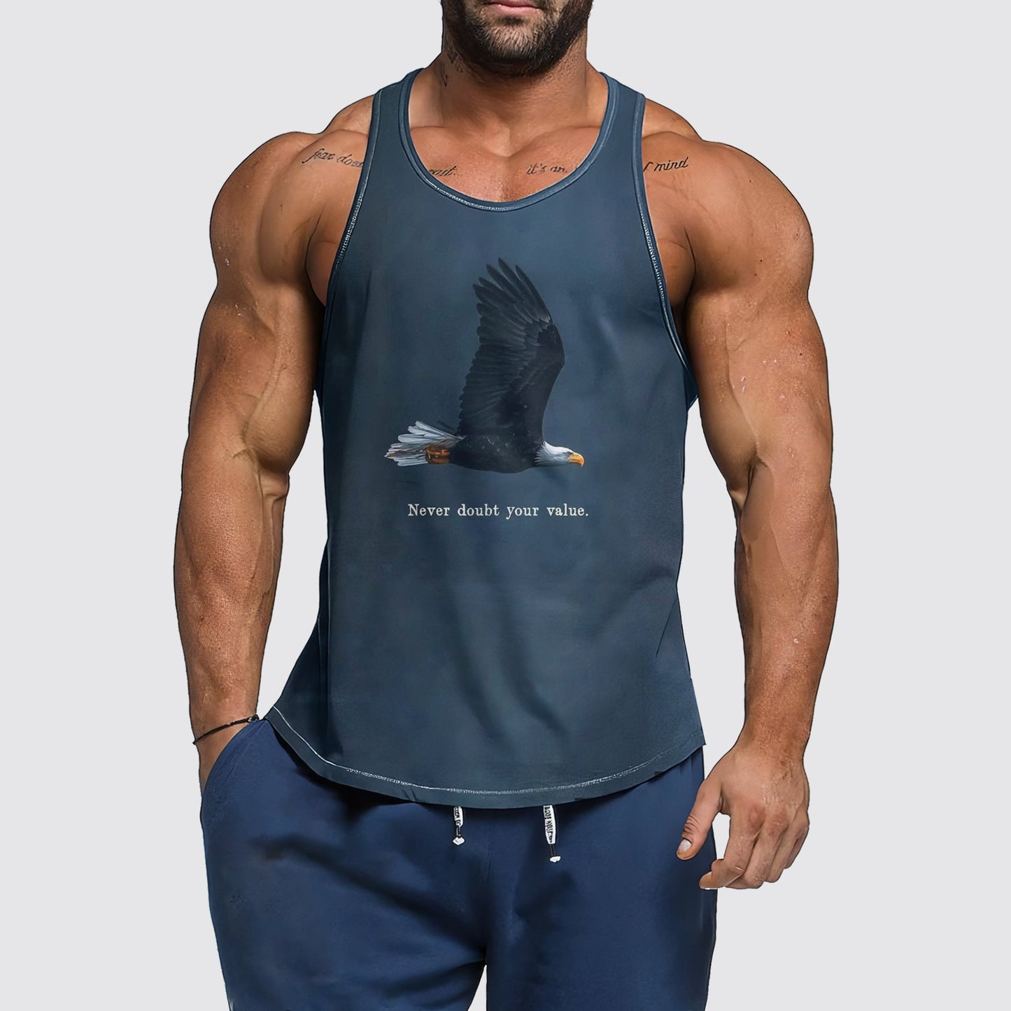 Ultimate Gym Tank Top for Men: Stay Cool and Comfy During Intense Workouts- AA06227