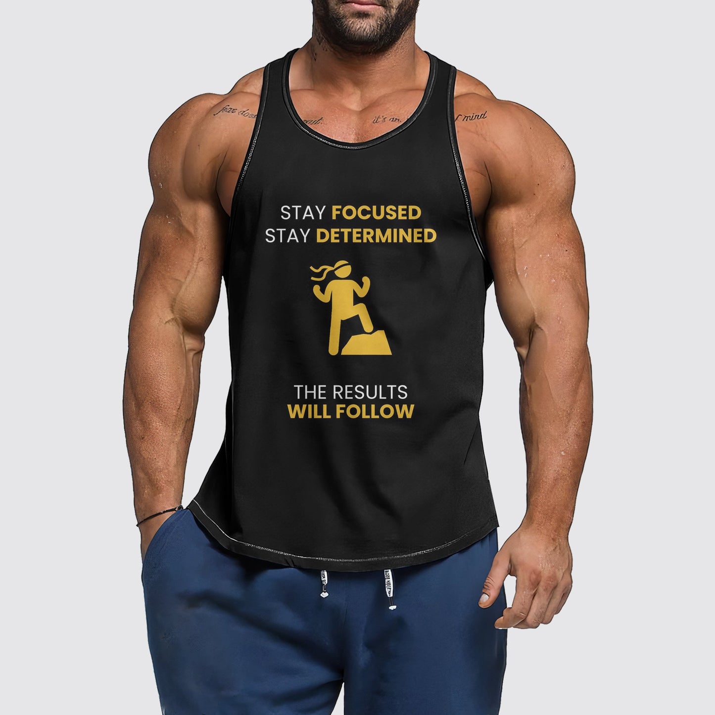 Ultimate Gym Tank Top for Men: Stay Cool and Comfy During Intense Workouts- AA06231