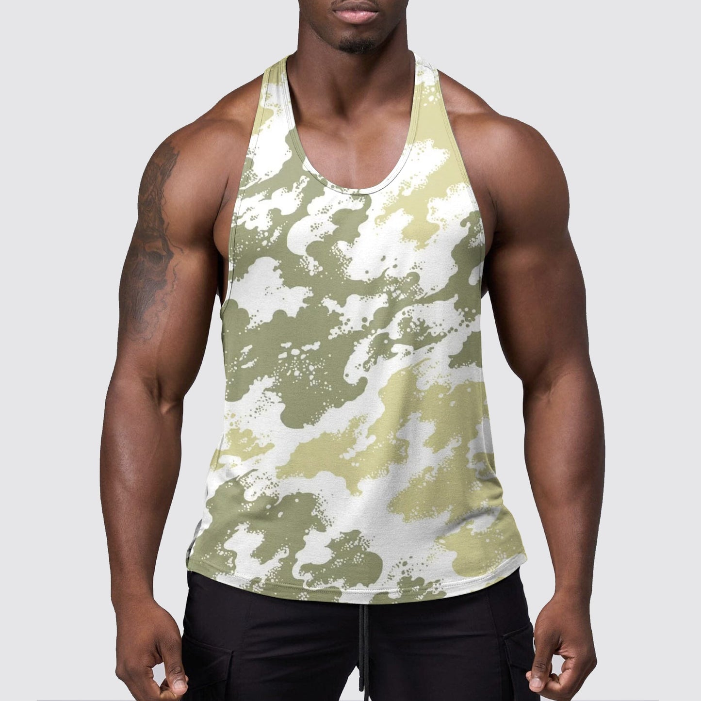 StealthFlex Camo Tank Top- Performance Fit for Bodybuilders- AA06347