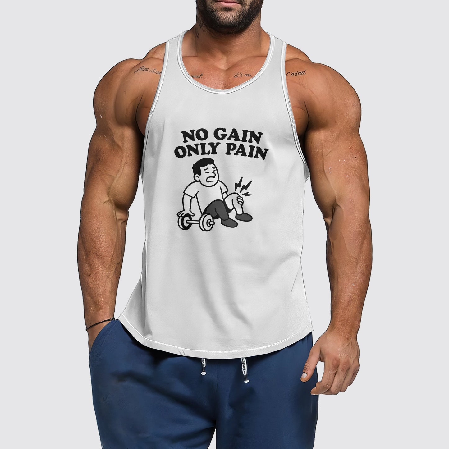 Ultimate Gym Tank Top for Men: Stay Cool and Comfy During Intense Workouts- AA06486