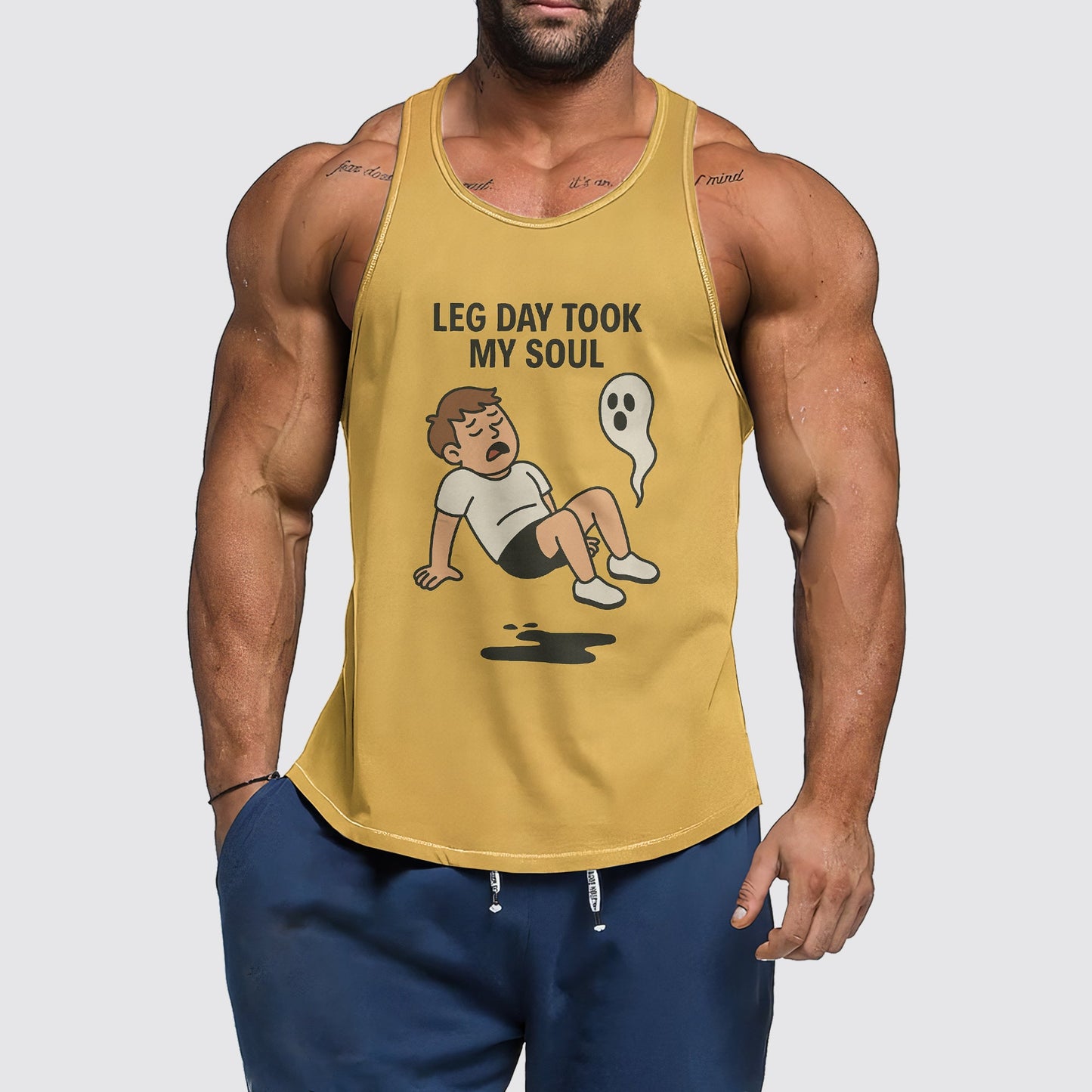 Ultimate Gym Tank Top for Men: Stay Cool and Comfy During Intense Workouts- AA06519