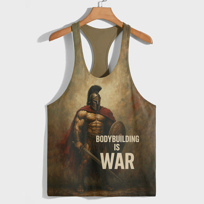 Warrior Spirit 3D Racerback Tank Top- AA06525