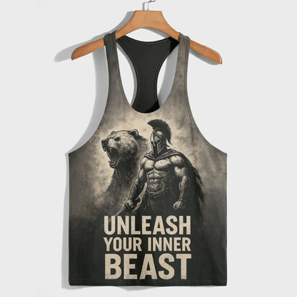 Warrior Spirit 3D Racerback Tank Top- AA06530