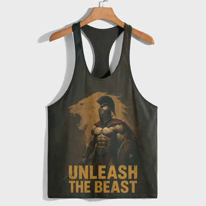 Warrior Spirit 3D Racerback Tank Top- AA06534