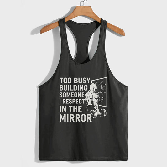 Bodybuilding Racerback Tank Top- AA06556