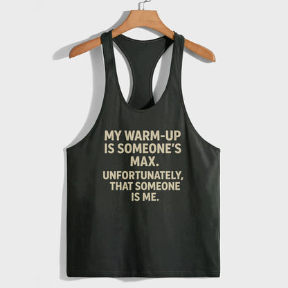 Bodybuilding Racerback Tank Top- AA06622