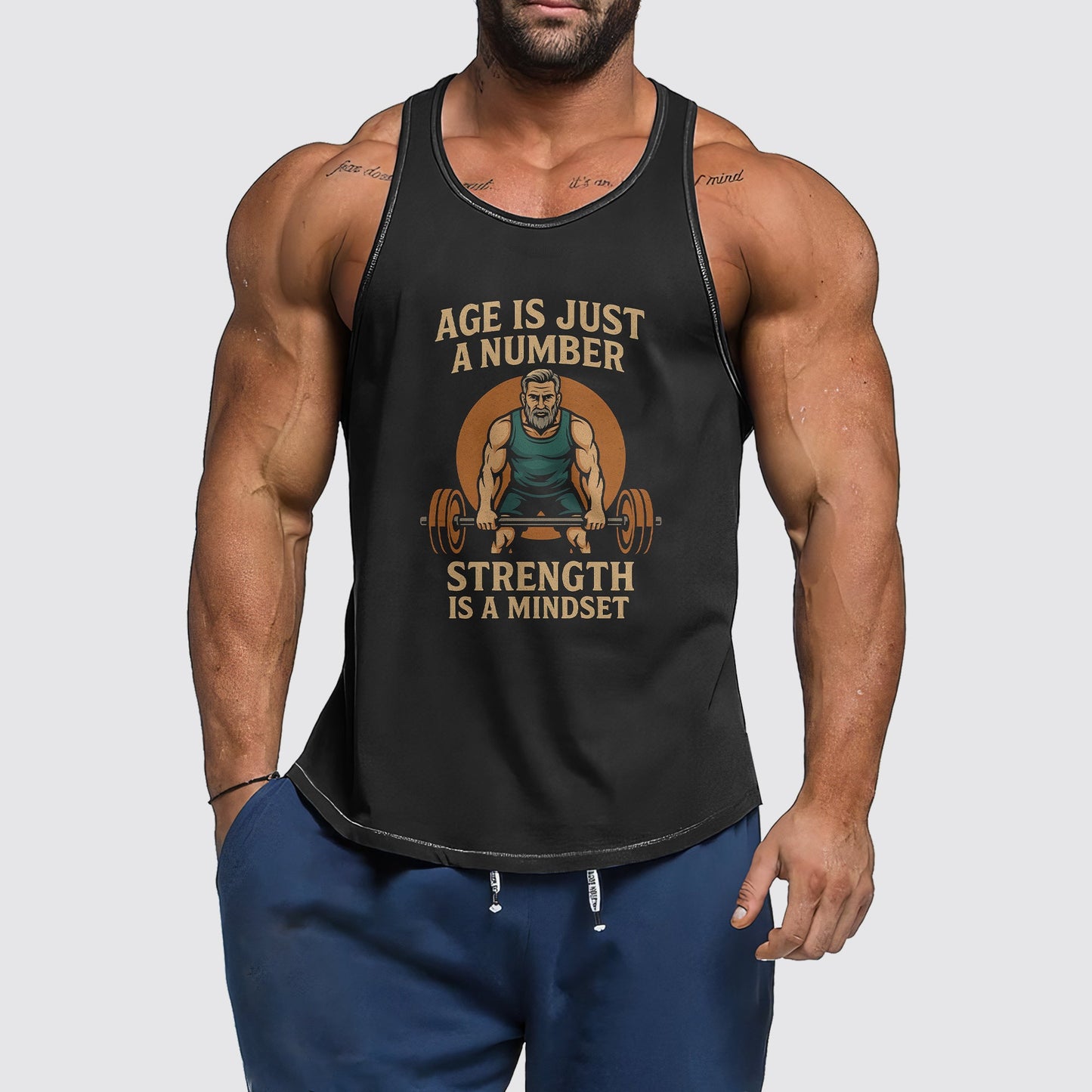 Classic Tank Top for Older Men- AA06662