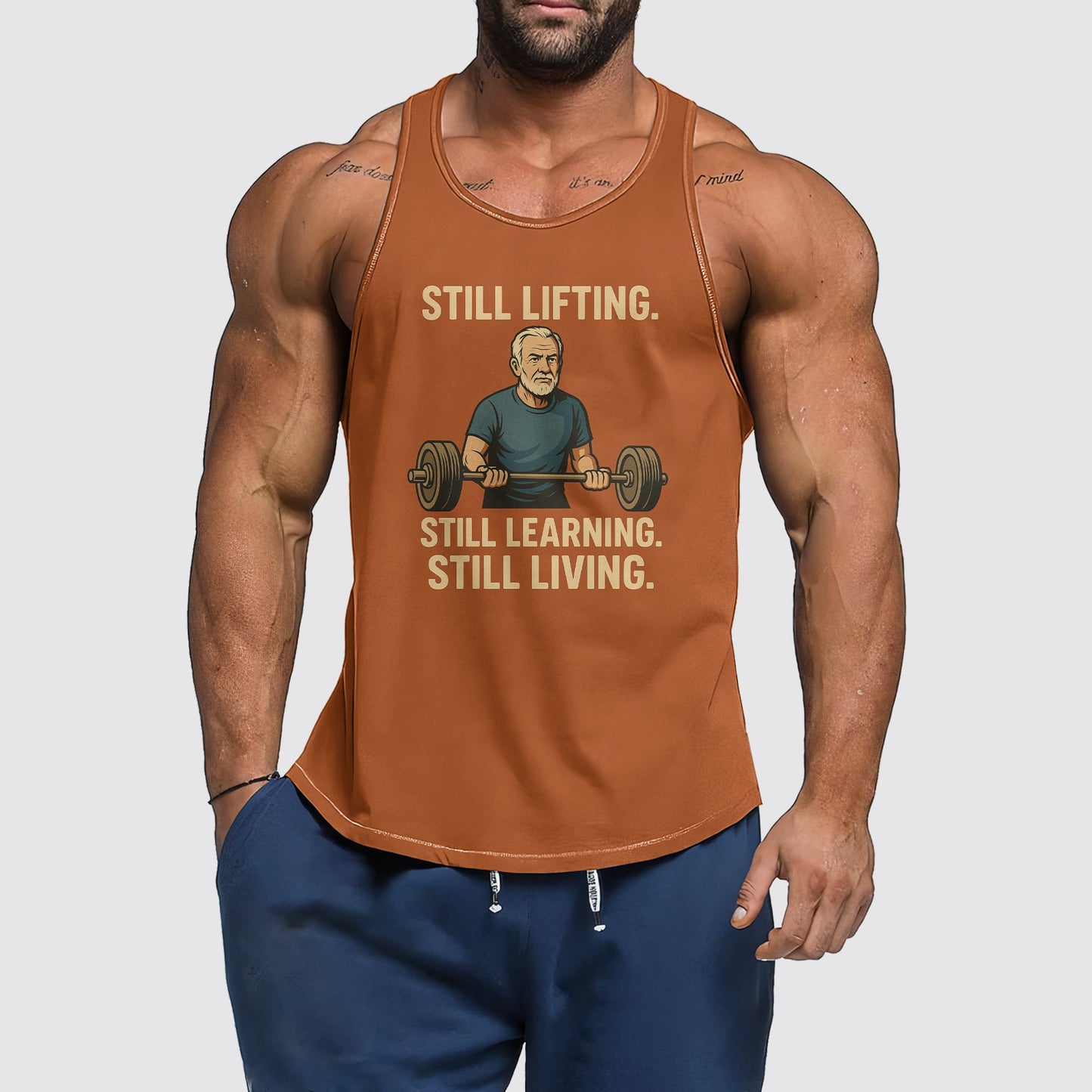 Classic Tank Top for Older Men- AA06670