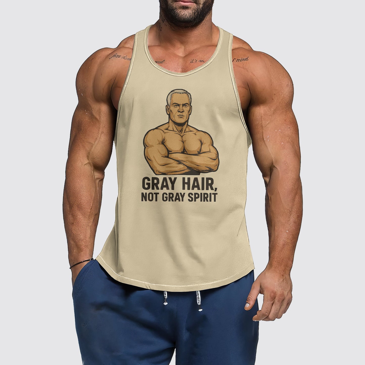 Classic Tank Top for Older Men- AA06672