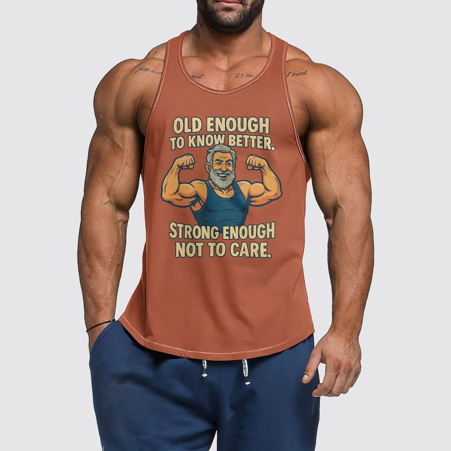 Classic Tank Top for Older Men- AA06699