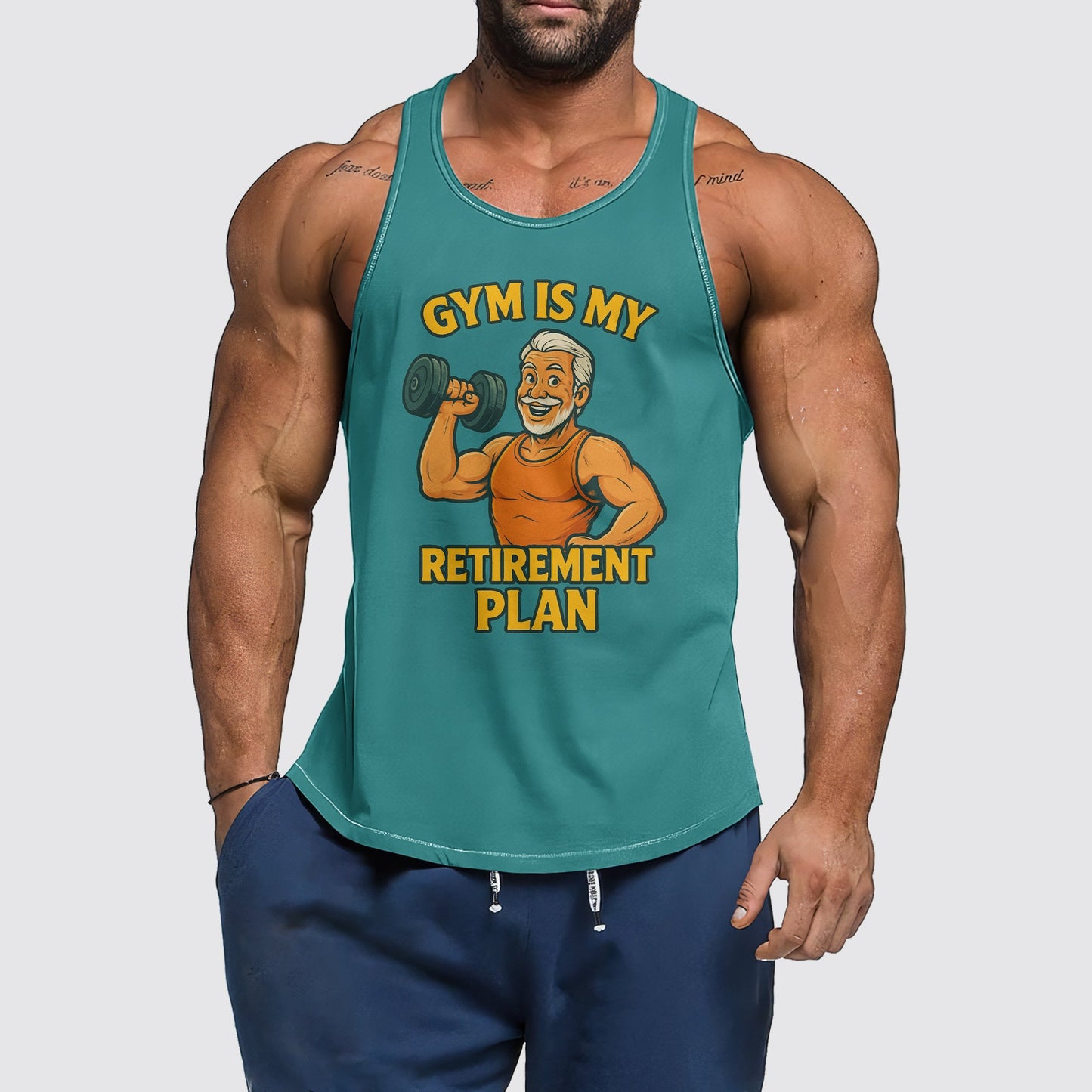Classic Tank Top for Older Men- AA06703