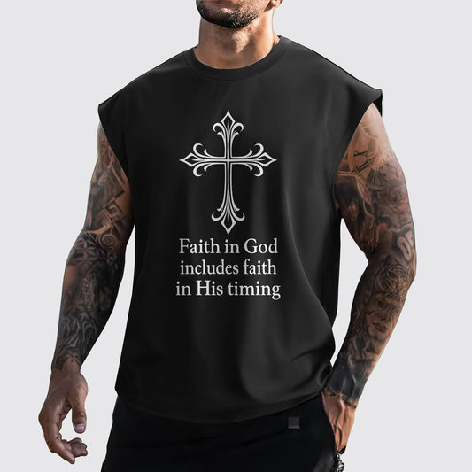 Jesus Forever Cut-Off Tank- AA06746