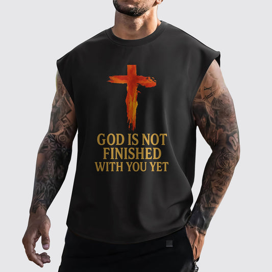 Jesus Forever Cut-Off Tank- AA06749