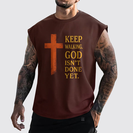 Jesus Forever Cut-Off Tank- AA06754