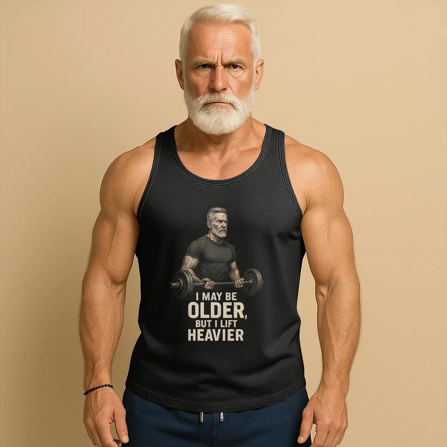 Classic Tank Top for Older Men- AA06827