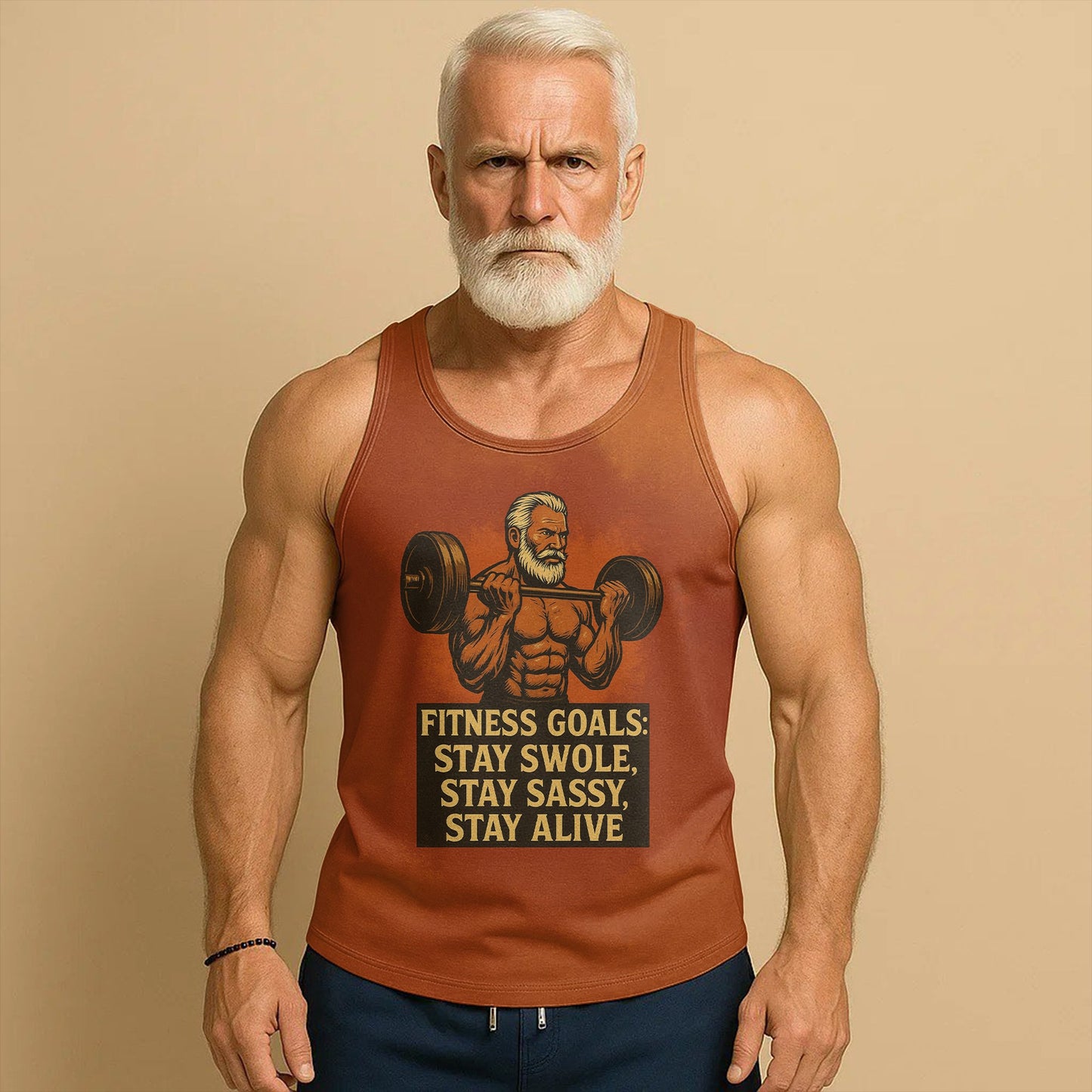 Classic Tank Top for Older Men- AA06853