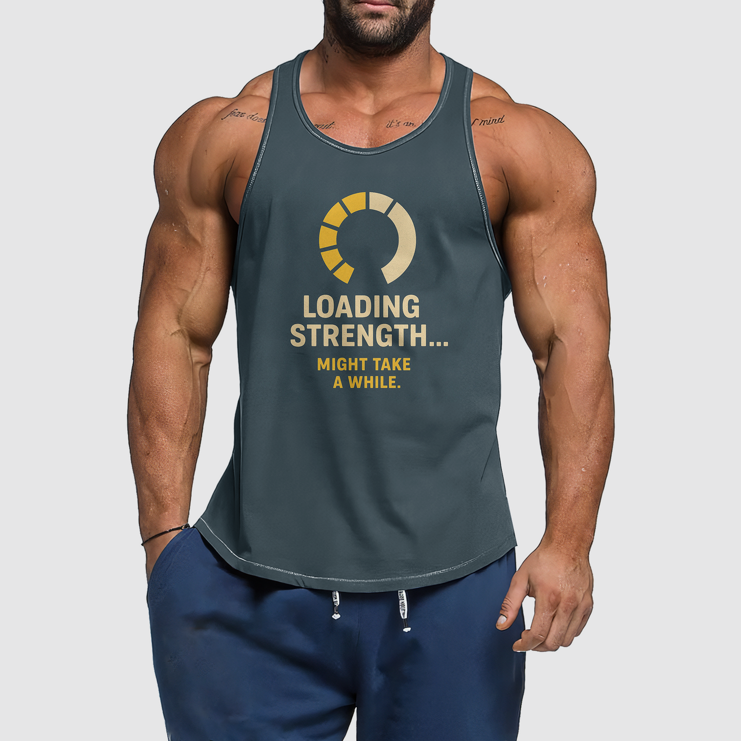 Ultimate Gym Tank Top for Men: Stay Cool and Comfy During Intense Workouts- AA06923