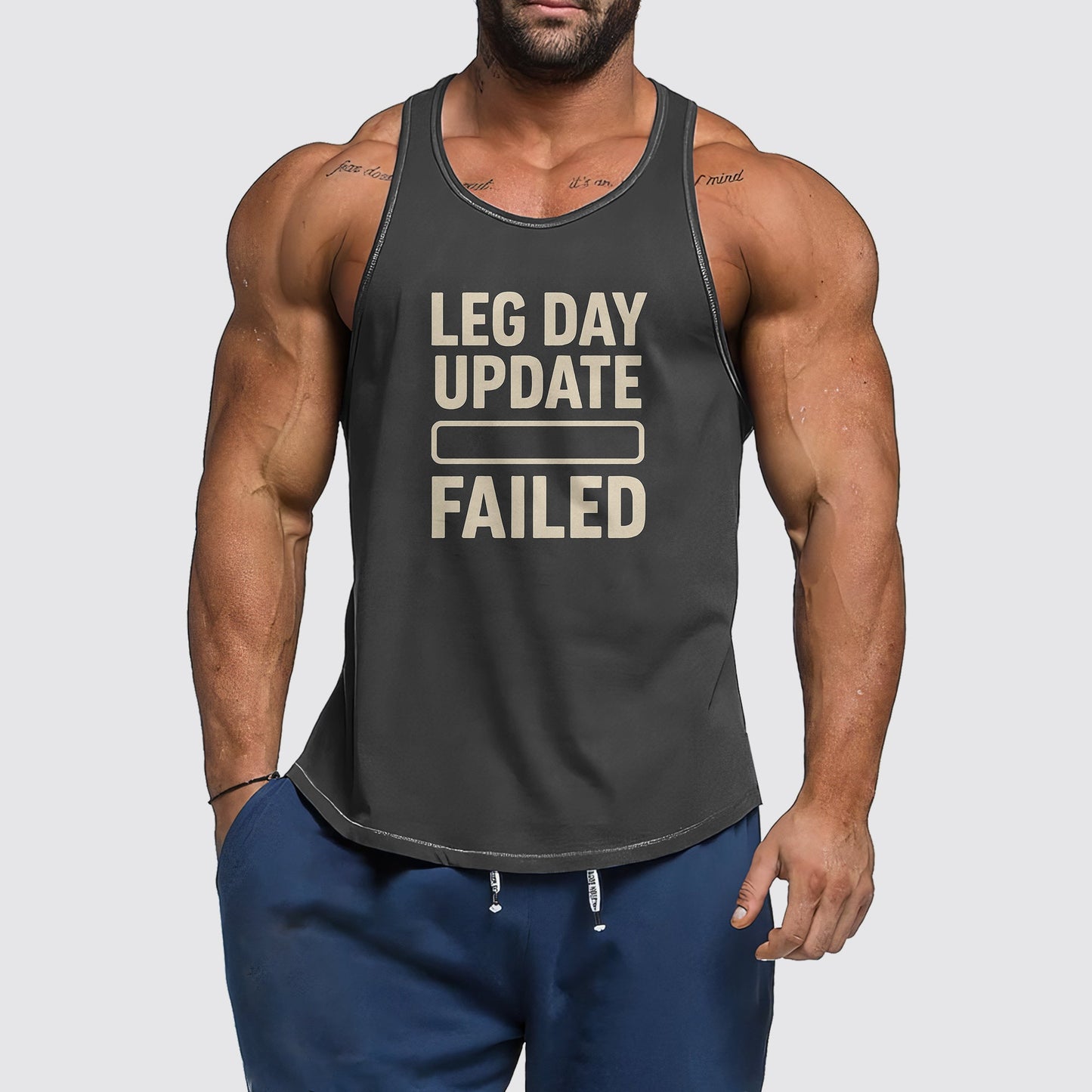Ultimate Gym Tank Top for Men: Stay Cool and Comfy During Intense Workouts- AA06926
