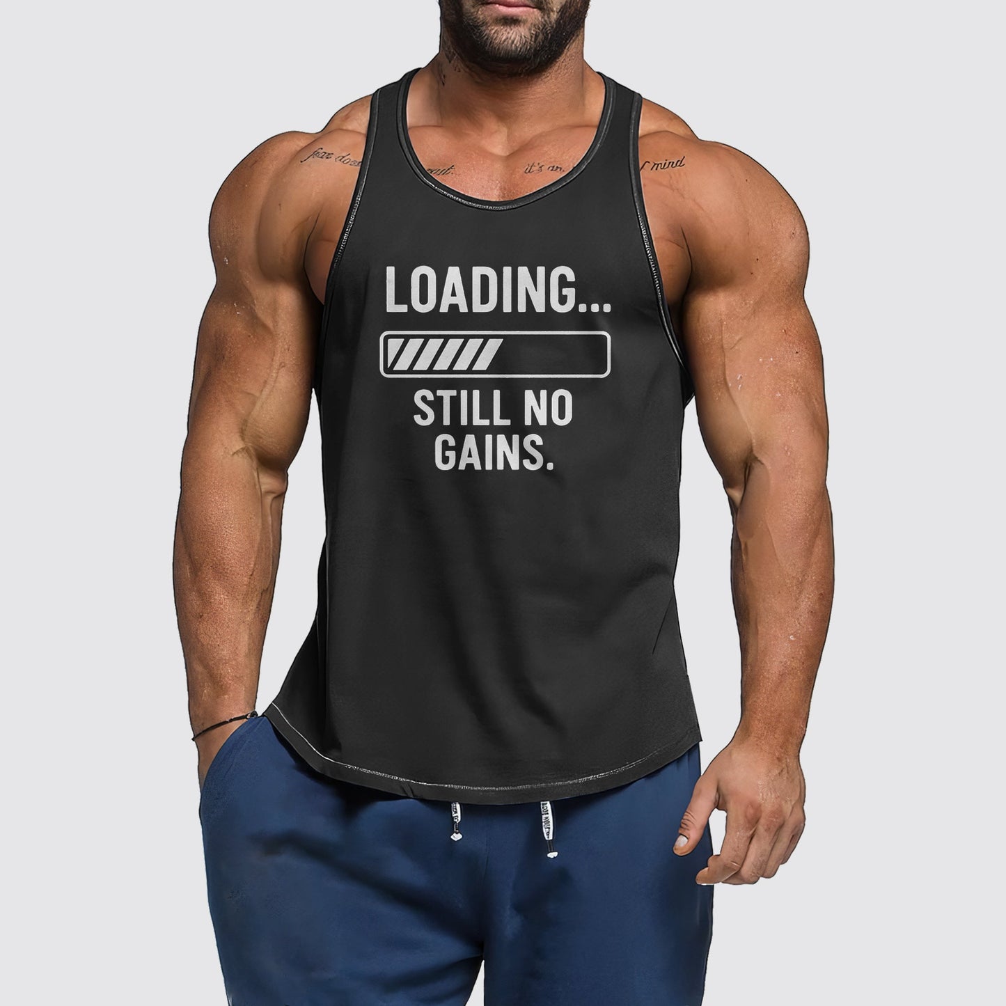Ultimate Gym Tank Top for Men: Stay Cool and Comfy During Intense Workouts- AA06930