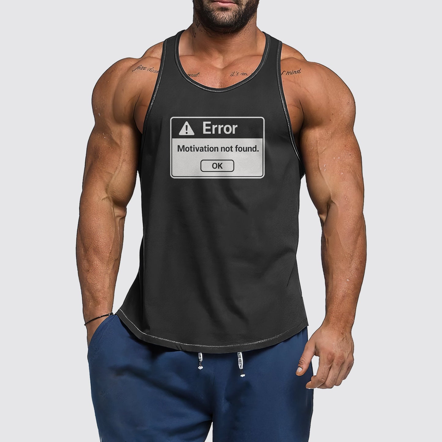 Ultimate Gym Tank Top for Men: Stay Cool and Comfy During Intense Workouts- AA06932