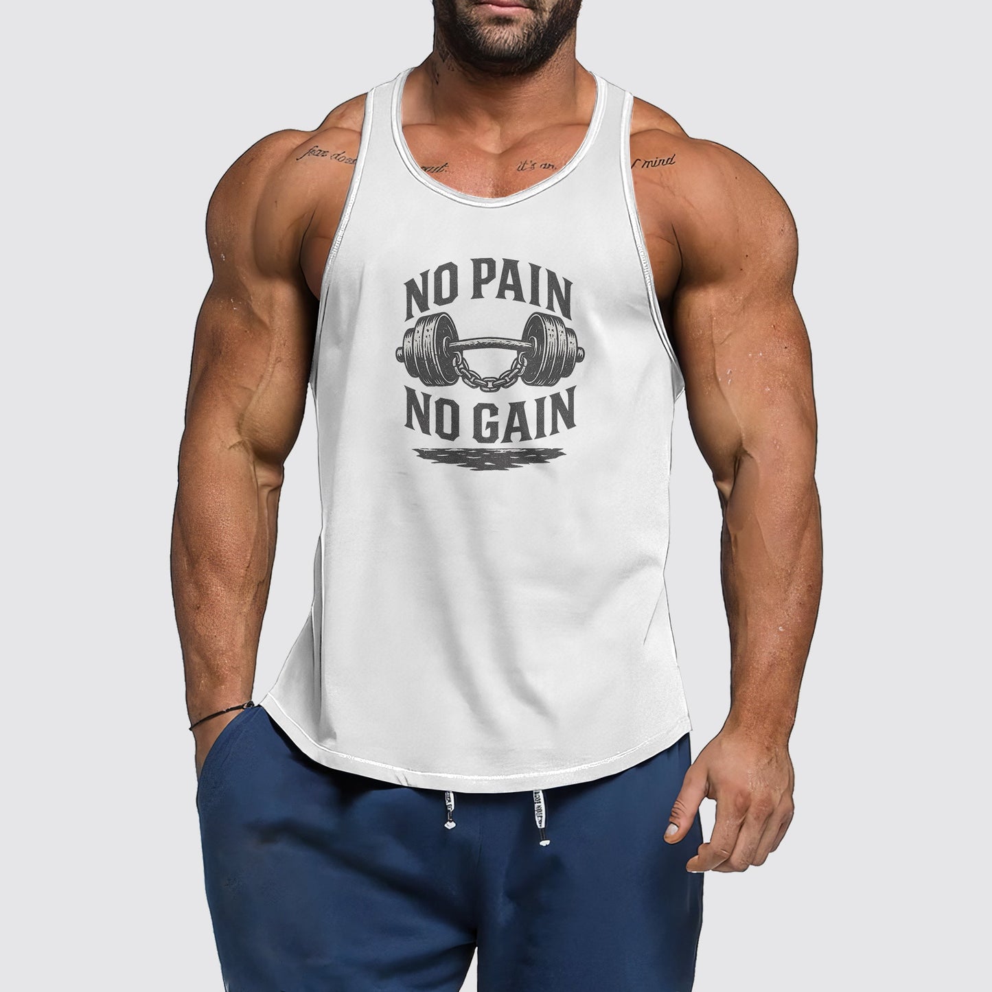 Ultimate Gym Tank Top for Men: Stay Cool and Comfy During Intense Workouts- AA07010