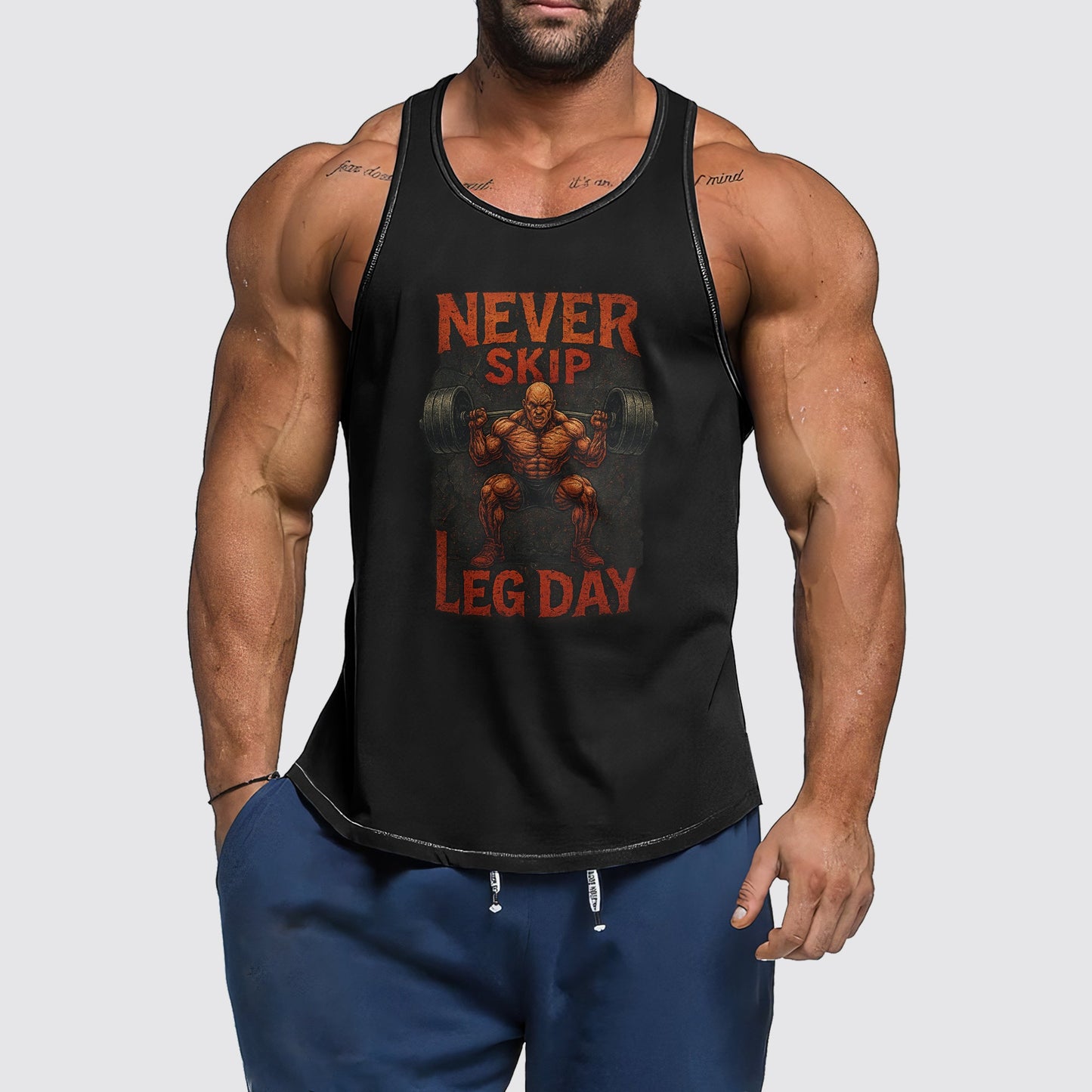 Ultimate Gym Tank Top for Men: Stay Cool and Comfy During Intense Workouts- AA07020