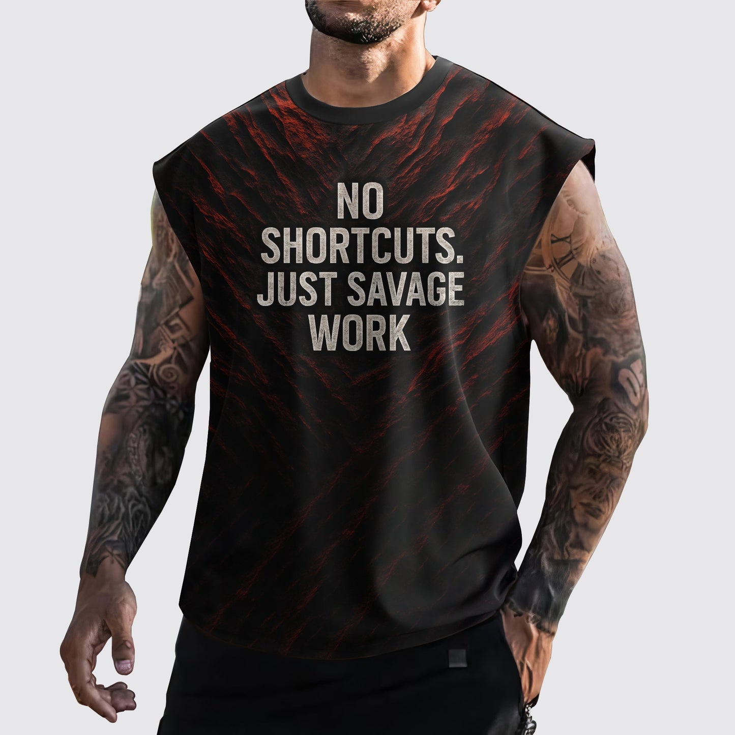 MuscleMax Cut-Off Tank- AA07026
