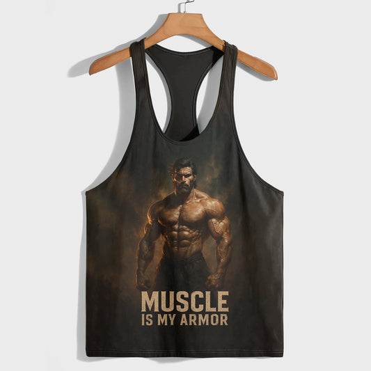 Bodybuilding Racerback Tank Top- AA07030