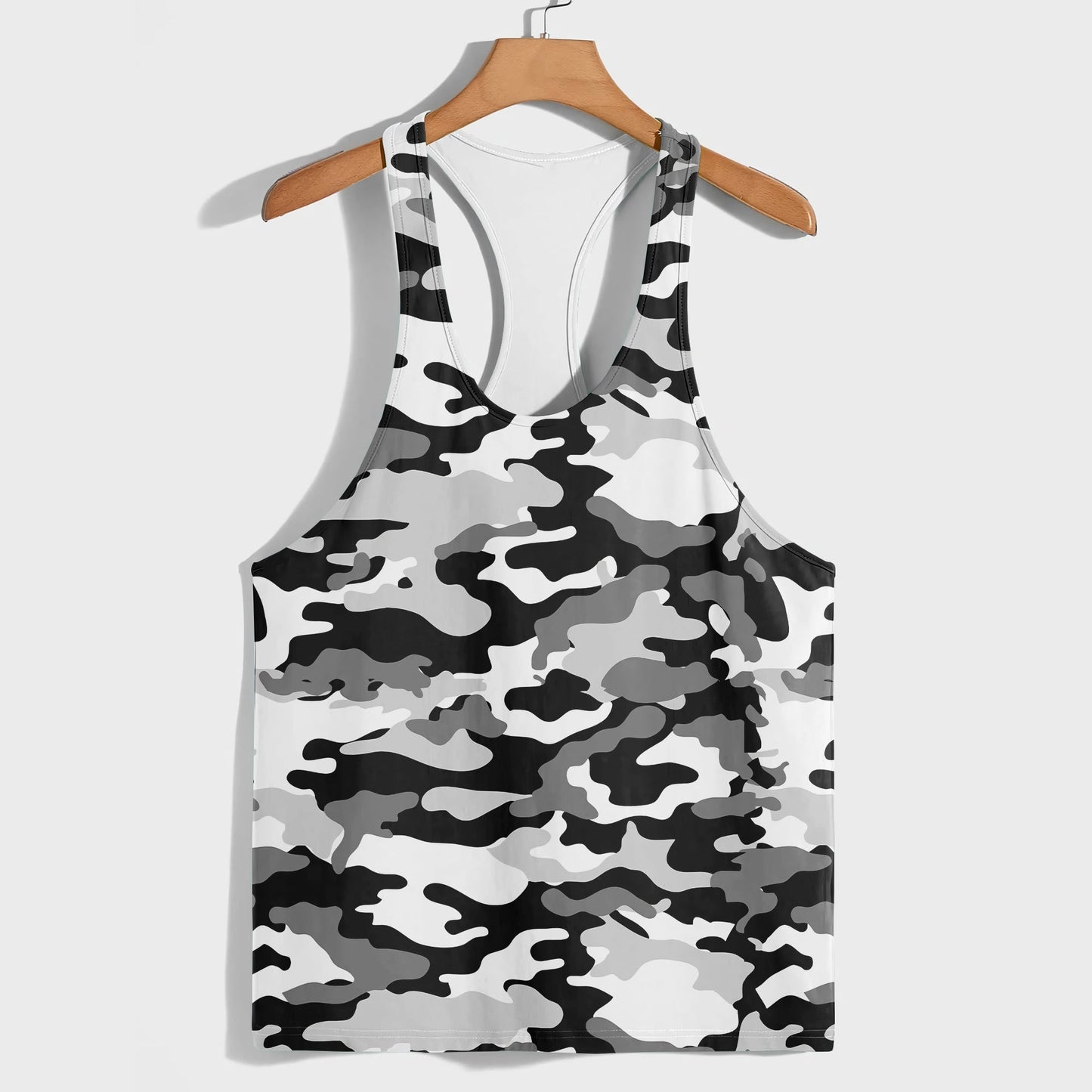 Camo Racerback Tank Top – Tactical Strength for Bodybuilders- AA07076