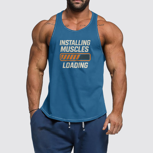 Ultimate Gym Tank Top for Men: Stay Cool and Comfy During Intense Workouts- AA07117