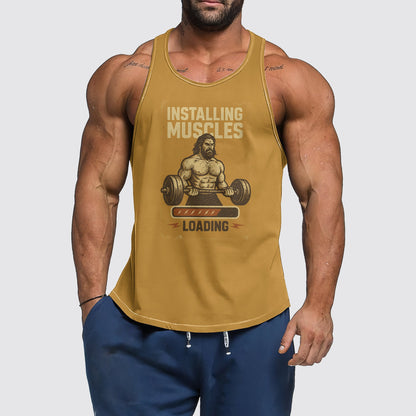 Ultimate Gym Tank Top for Men: Stay Cool and Comfy During Intense Workouts- AA07121