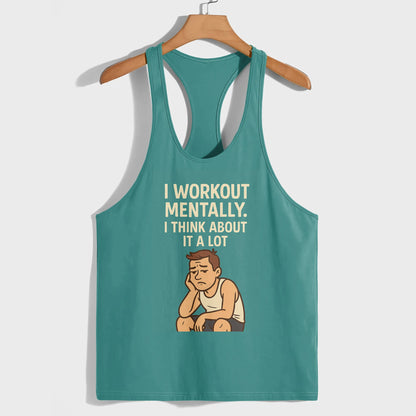Bodybuilding Racerback Tank Top- AA07166