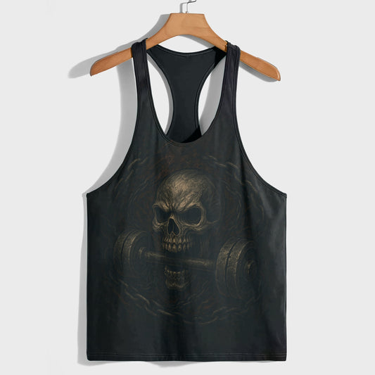 Skull 3D Racerback Tank Top- AA07217