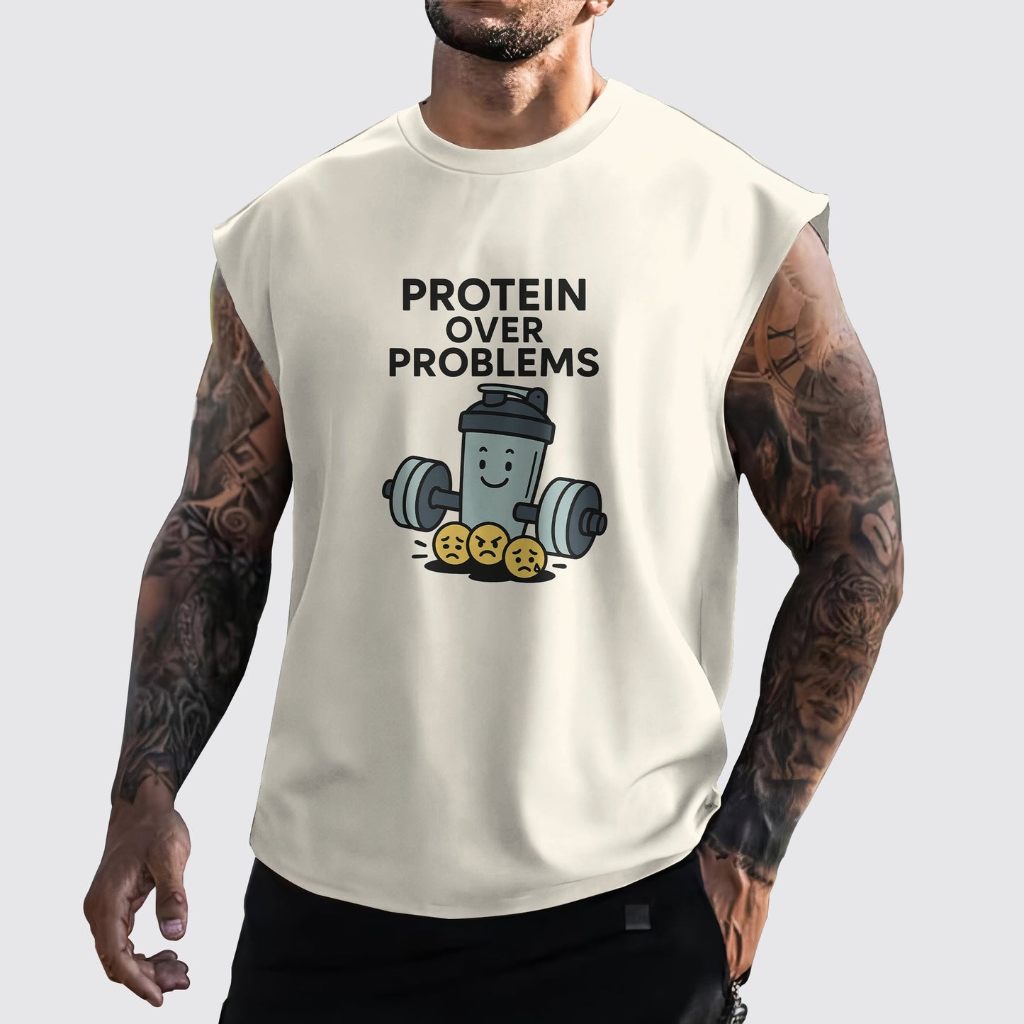 MuscleMax Cut-Off Tank- AA07286