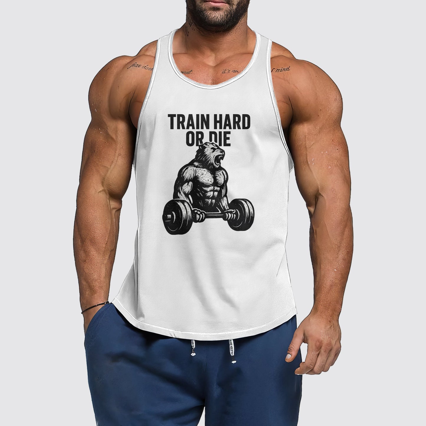 Ultimate Gym Tank Top for Men: Stay Cool and Comfy During Intense Workouts- AA07362