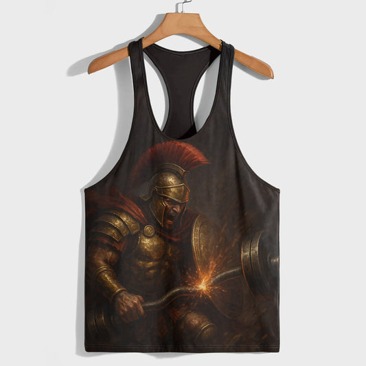 Warrior Spirit 3D Racerback Tank Top- AA07423