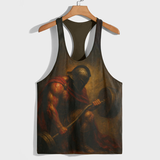 Warrior Spirit 3D Racerback Tank Top- AA07430
