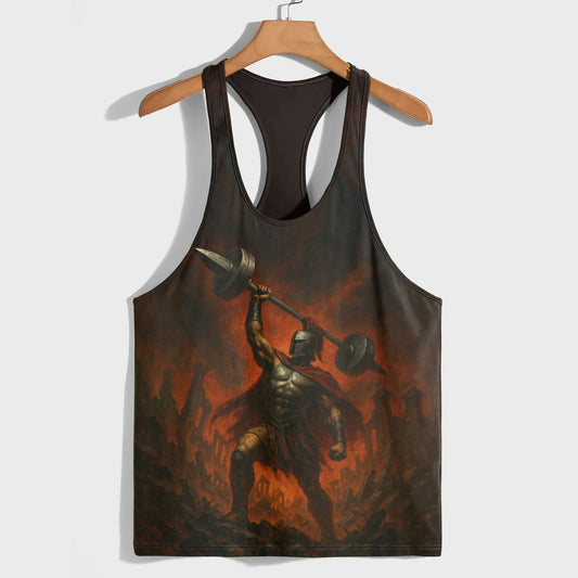 Warrior Spirit 3D Racerback Tank Top- AA07431