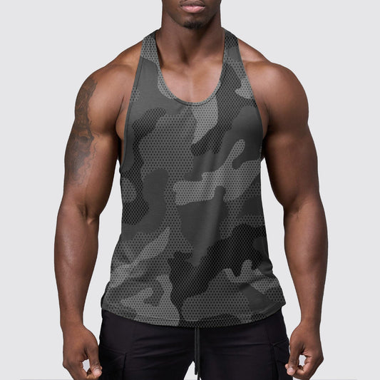 StealthFlex Camo Tank Top- Performance Fit for Bodybuilders- AA07459