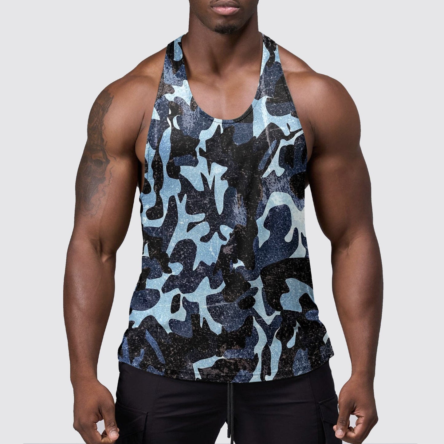 StealthFlex Camo Tank Top- Performance Fit for Bodybuilders- AA07498