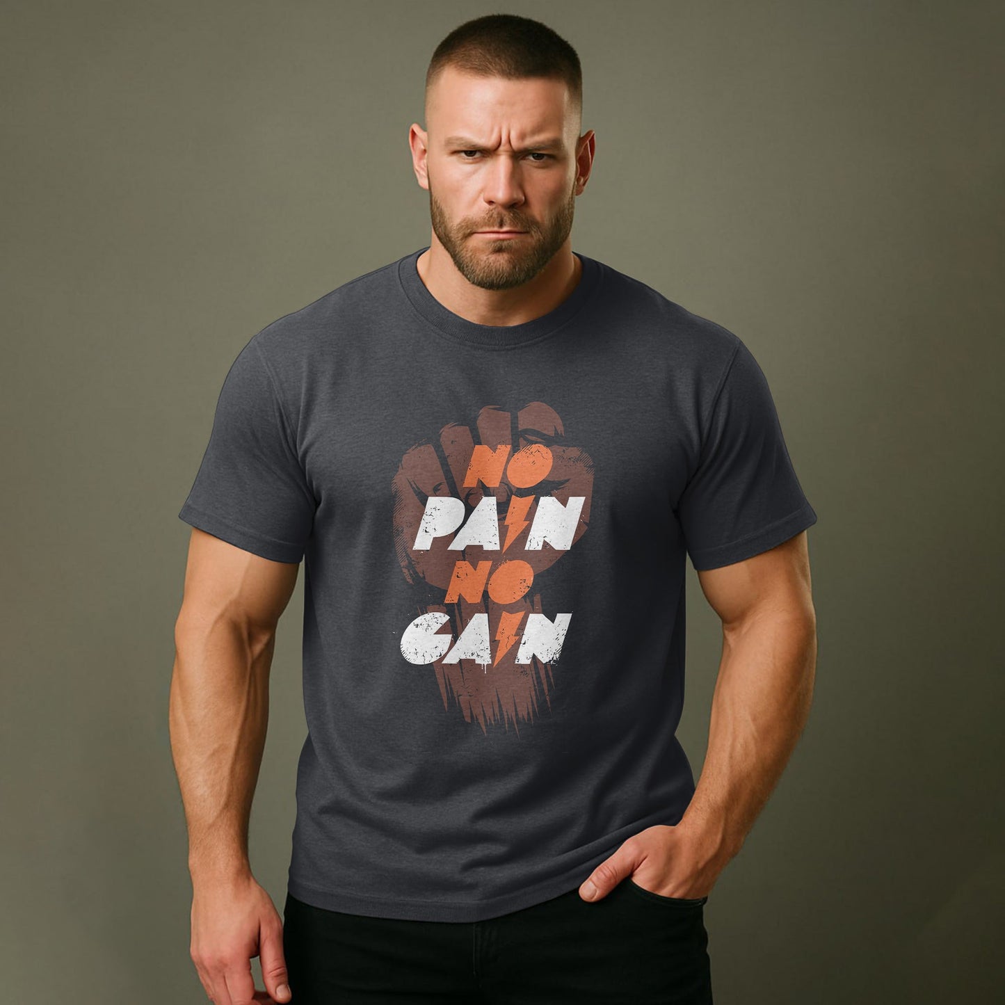 Ultimate Gym T-shirt for Men: Stay Cool and Comfy During Intense Workouts- AA07530