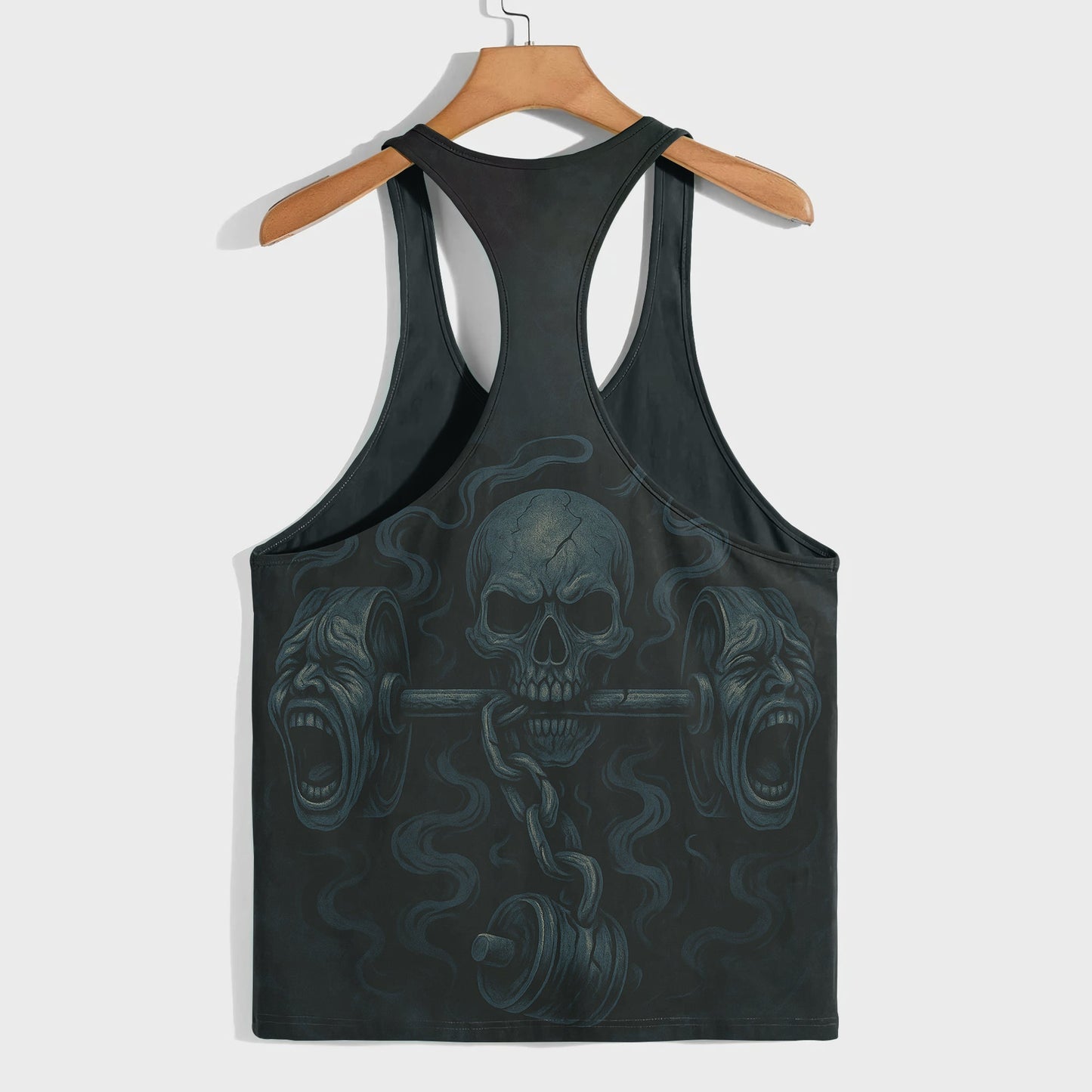 Skull 3D Racerback Tank Top- AA07562